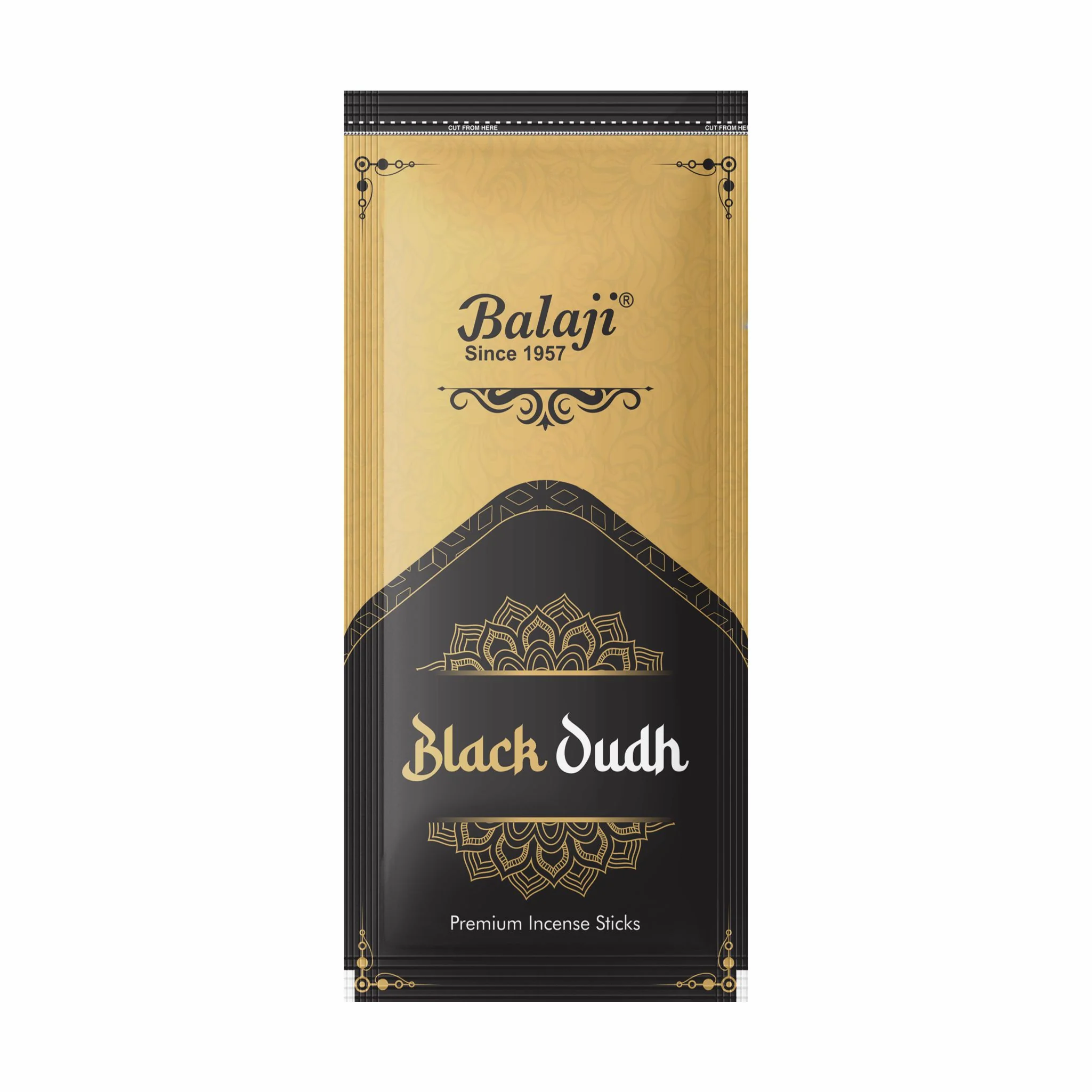 Black Oudh Zipper - 100gms - Image 2