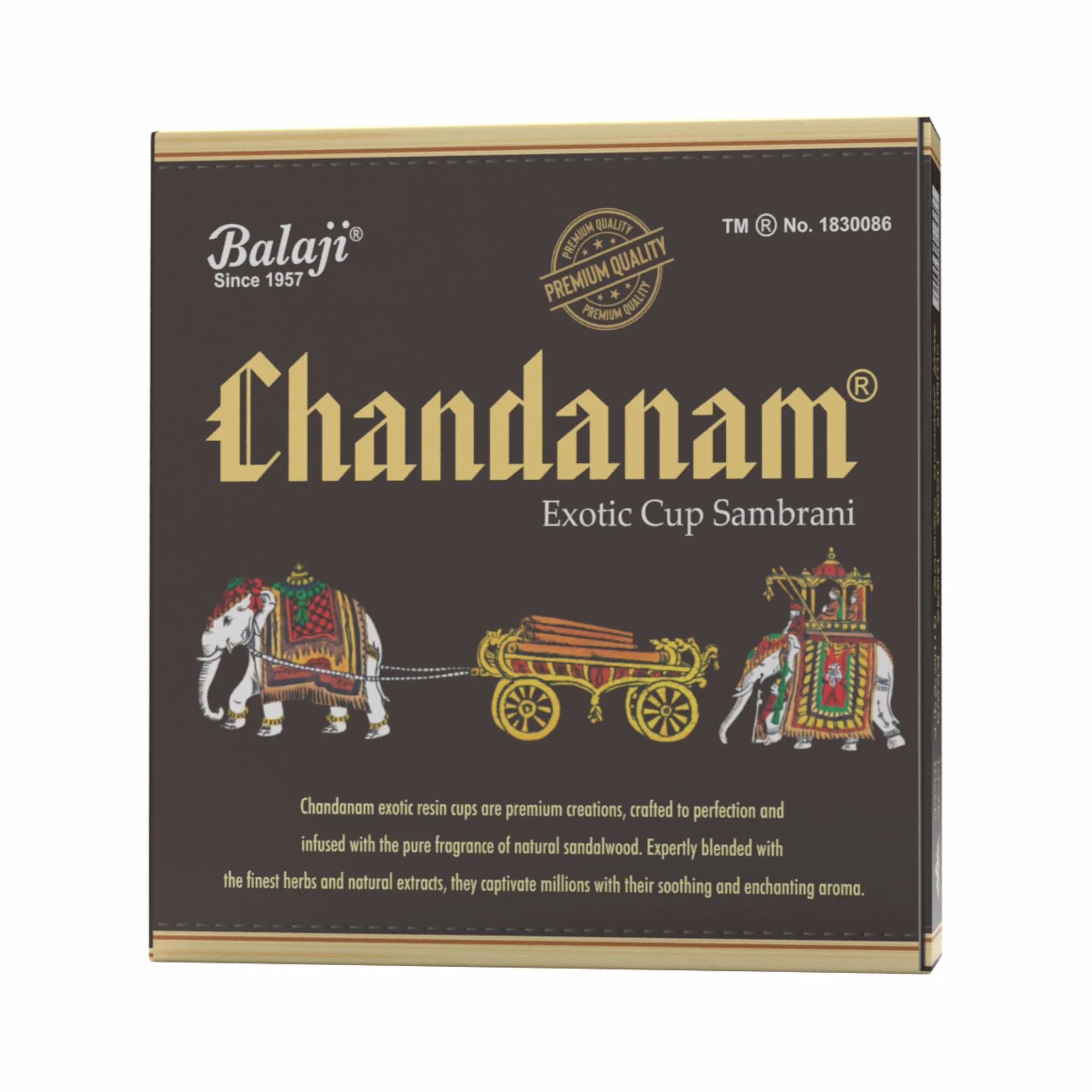 Chandanam Sambrani Cups(12N) - Image 3