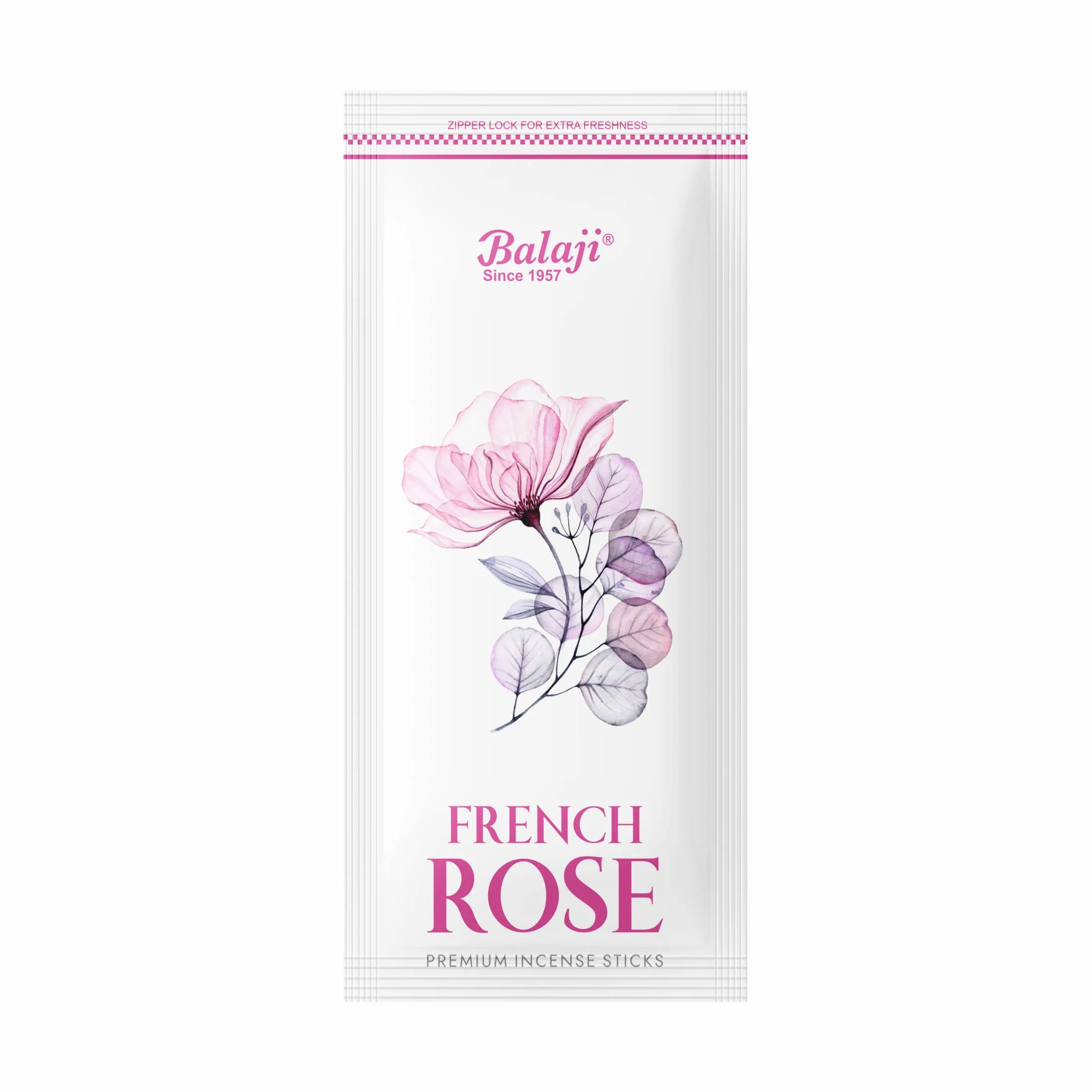 French Rose Zipper - 100gms - Image 2