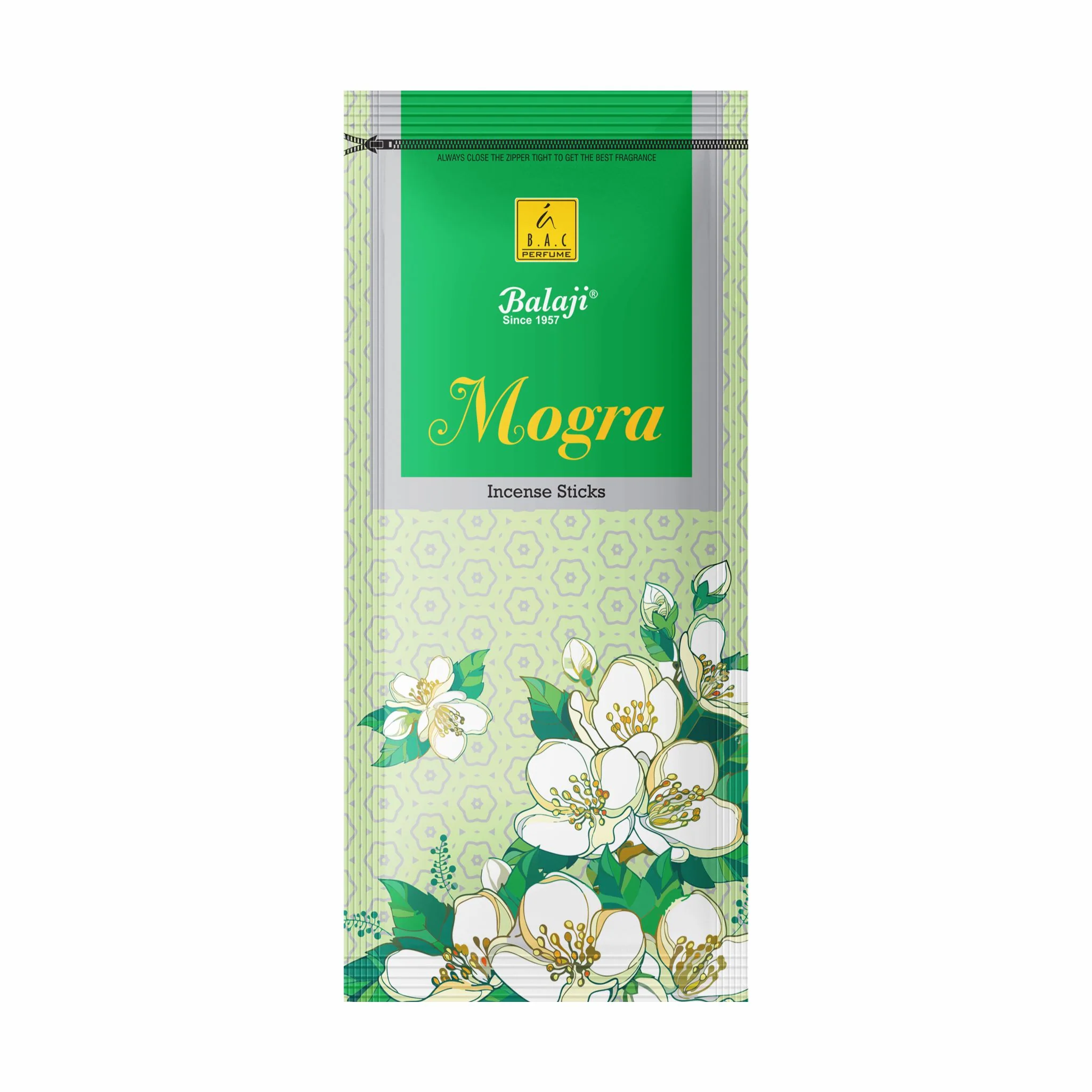 Mogra Zipper - 120gms - Image 2